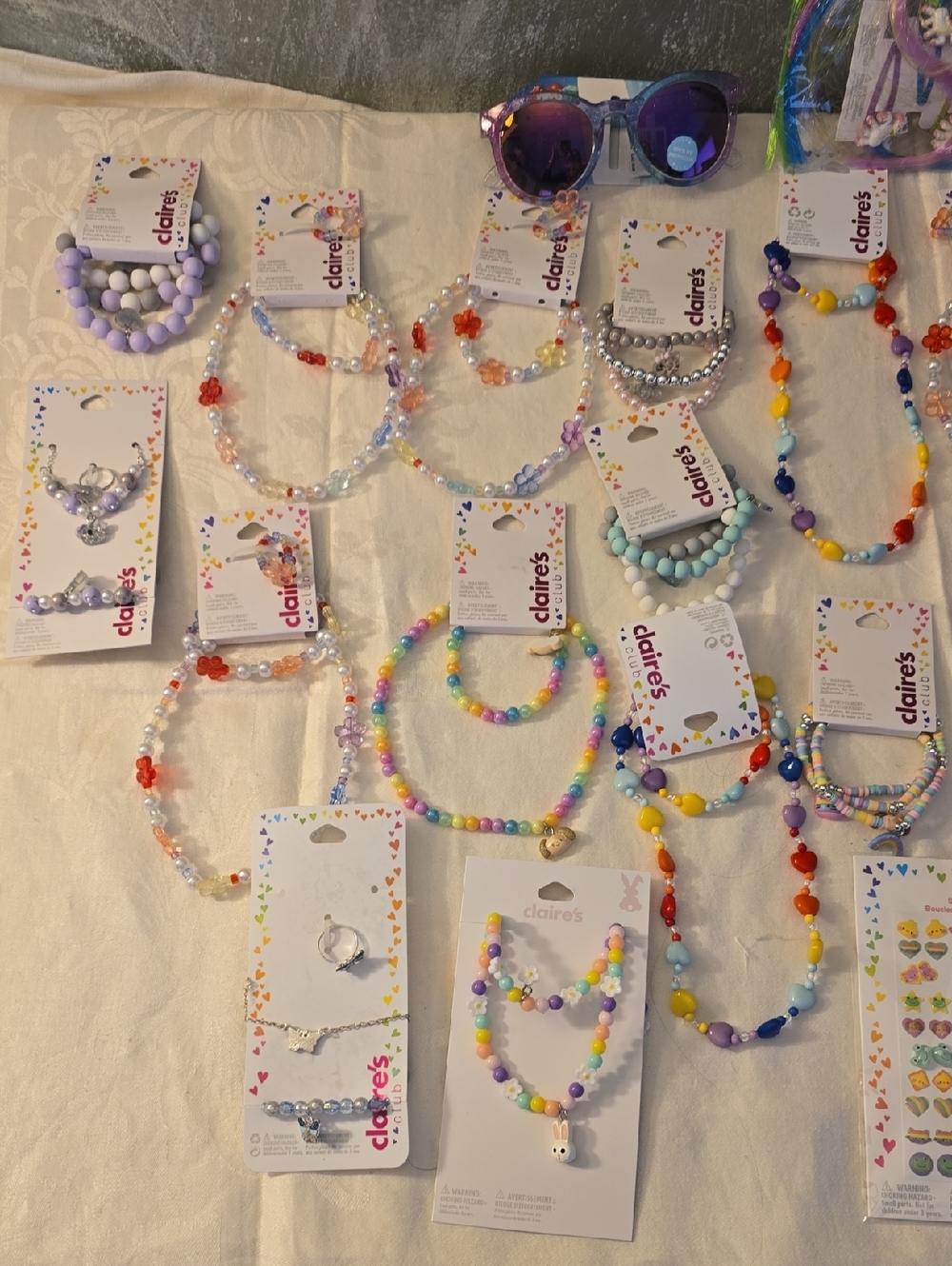 23 Claire's Kids Multicolor Beaded Necklace and Bracelet Set - And More New - Picture 8 of 9